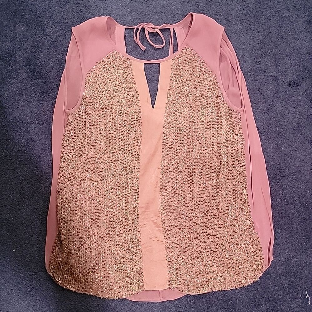 MLV purple sequin top sz M - Picture 3 of 10
